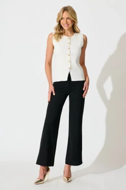 New Executive Edge Pant in Black Bottoms|Pants