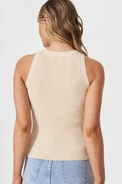 Sale Gandia Top In Beige Tops|Tops