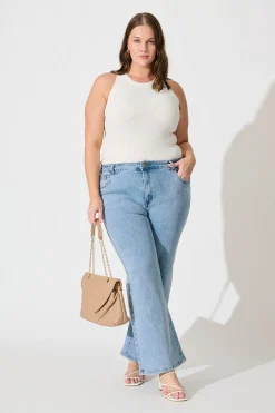 Clearance Gandia Top In White Tops