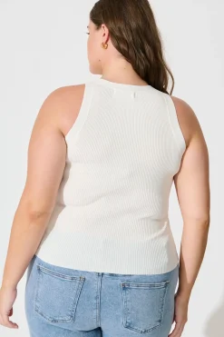 Clearance Gandia Top In White Tops