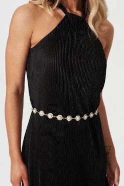 Best Gilda Pearl And Chain Belt In Gold Belts