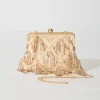 Clearance Glamour Clutch Bag in Rose Gold Sequin Bags|Engagement Party