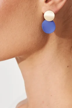 Clearance Gloria Earrings In Cobalt Blue Jewellery