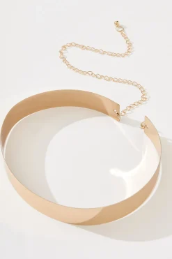 Outlet Goldrush Belt With Chain In Gold Belts|Wedding Guest