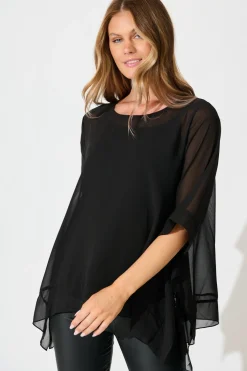 Clearance Good Decisions Top in Black Tops|Workwear
