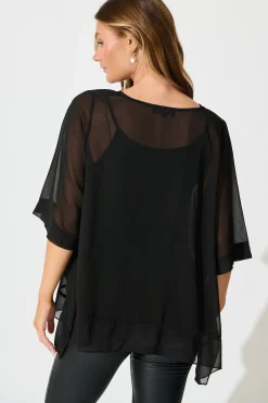 Clearance Good Decisions Top in Black Tops|Workwear