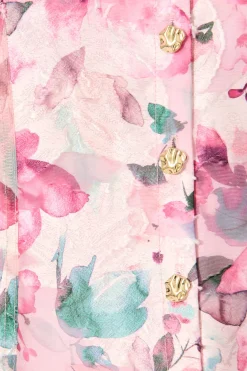 Discount Good love Shirt in Multi Pink Floral Organza Tops|Party & Occasion