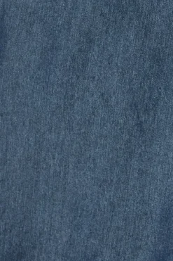 Fashion Harlow Shirt in Dark Blue Chambray Tops|Casual