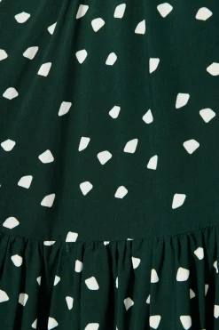 Outlet Have My Heart Dress in Emerald with White Speckle Dresses|Party