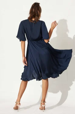 Online Helsinki Dress in Navy Dresses|Formal
