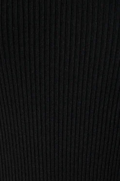 Hot High Drama Knit Bodysuit in Black Knitwear|Knitwear