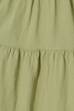 Outlet Inca Shirt Dress In Green Cotton Dresses|Casual