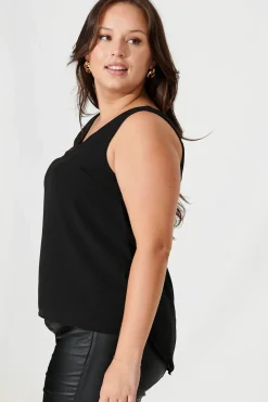 Discount Indy Top In Black Tops|Workwear