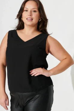 Discount Indy Top In Black Tops|Workwear