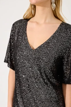 Best Its You Dress In Pewter Sequin Dresses|Party