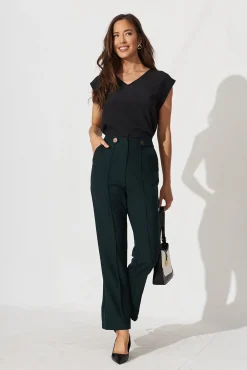 New Jina Top In Black Tops|Workwear