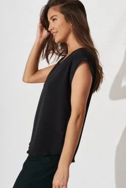 New Jina Top In Black Tops|Workwear