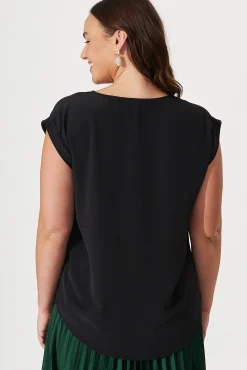 New Jina Top In Black Tops|Workwear
