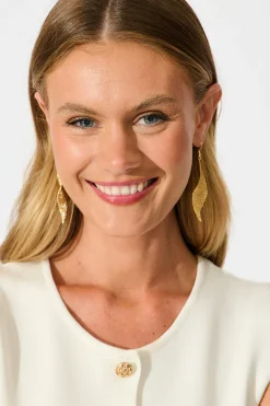 Online Joy Drop Earrings in 18K Gold Plated Jewellery