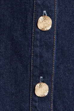 New Judith Maxi Denim Skirt In Dark Blue Bottoms|Denim