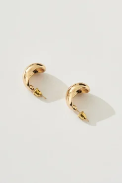 Discount Kafka Hoop Earrings In Gold Jewellery|Engagement Party