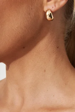 Discount Kafka Hoop Earrings In Gold Jewellery|Engagement Party