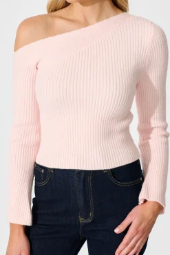 Online Kiss At Midnight Knit Top in Pink Tops|Knitwear