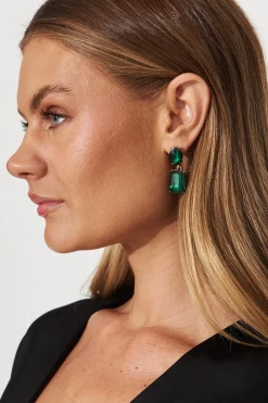 Hot Lanier Drop Earrings In Emerald Jewellery|Wedding Accessories