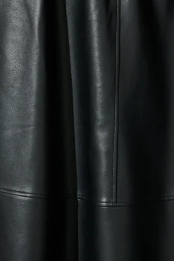 Hot Let It Happen Midi Skirt in Black Leatherette Bottoms|Skirts & Shorts