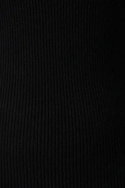 Outlet Levine Knit In Black Cotton Blend Knitwear|Knitwear