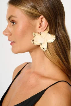 Online Lexi Petal Earrings in Gold Jewellery