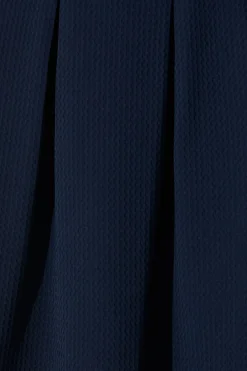Best Lizbeth Dress In Textured Navy Dresses|Casual