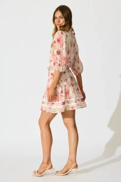 Online Lucinda Dress in Blush Floral Dresses|Party