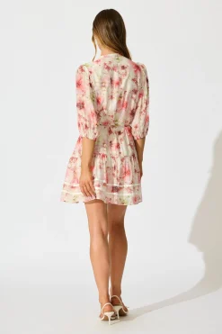 Online Lucinda Dress in Blush Floral Dresses|Party