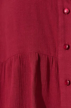 Online Luella Shirt in Wine Tops