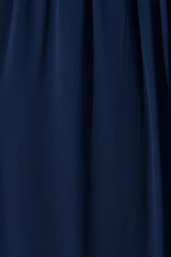 New Lustre Midi Dress In Navy Chiffon Dresses|Party