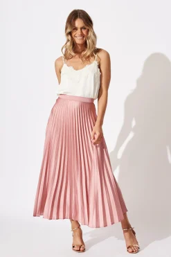 Hot Manthis Cami Top In Cream Satin Tops|Party & Occasion