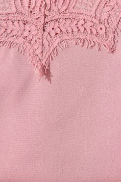 New Manthis Cami Top In Rose Satin Tops|Party & Occasion