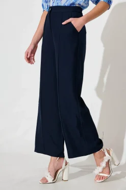Clearance Mantra Pant In Navy Bottoms|Pants