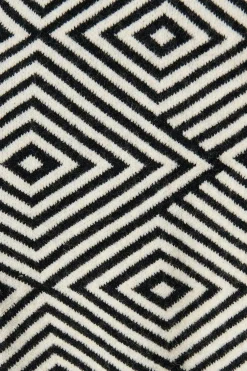 Fashion Marcelle Knit Cardigan in Black Aztec Wool Blend Knitwear|Knitwear