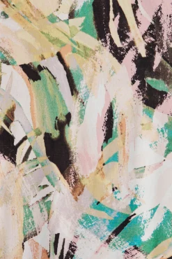 New Mariah Pant In Multi Brushstroke Print Bottoms|Pants