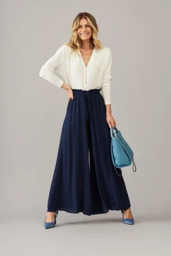 Clearance Mariah Pant In Navy Bottoms