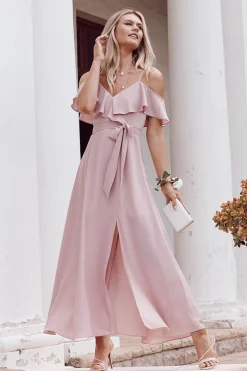 Online Marit Maxi Dress in Blush Dresses|Formal