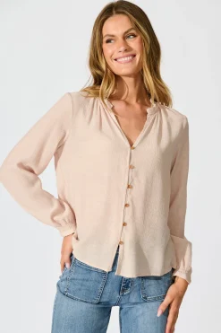 Sale Marlowe Top in Pink Tops|Workwear