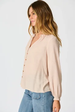 Sale Marlowe Top in Pink Tops|Workwear