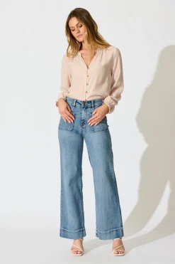 Sale Marlowe Top in Pink Tops|Workwear
