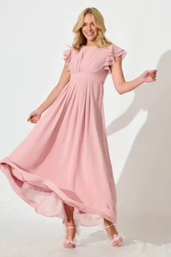 Sale Marvellous Maxi Dress In Blush Dresses|Formal