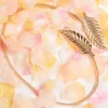 Clearance Melissa Leaf Stretch Belt In Gold Belts|Wedding Guest