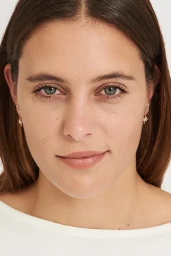 Best Memu Earrings In Rose Gold With Drop Star Jewellery|Hens Night