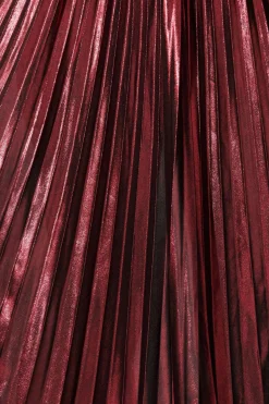 Online Milani Maxi Pleat Skirt in Wine Bottoms|Skirts & Shorts